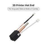 For Anycubic Kobra 3 Combo Upgraded Hotend High Temperature Resistant and Durable with 0.4mm Hardened steel nozzle for Kobra 3
